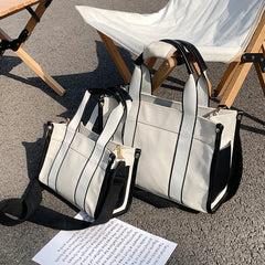 Canvas Women Handbags Letters Shoulder Crossbody Bags Large Capacity Tote bags