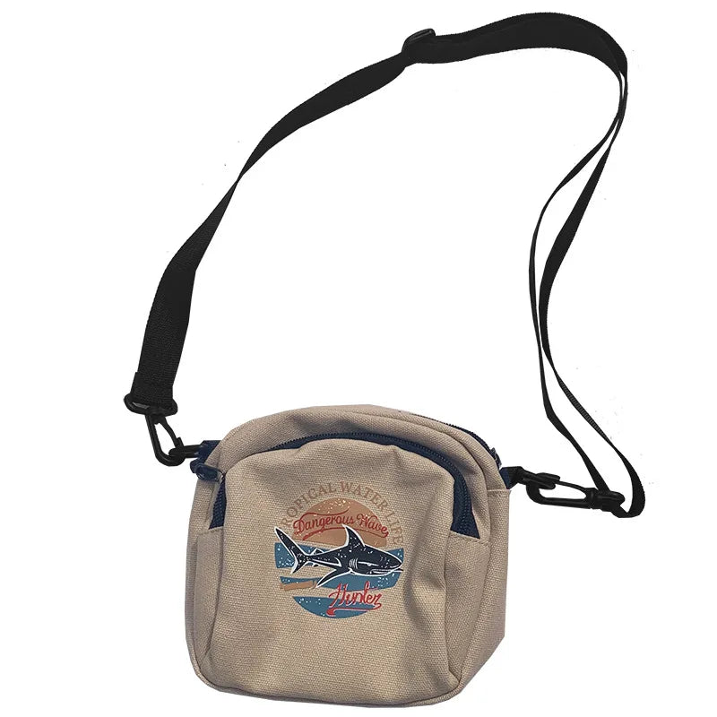 Casual Canvas Women Handbags Mini Student Bag Messenger Bag Shoulder Bag