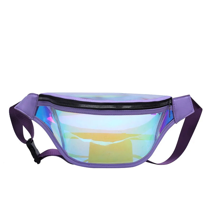 Transparent Laser Chest Bag Shoulder PVC Small Totes