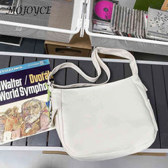 Casual Couple Phone Pouch Women Men Nylon Preppy School Shoulder Bag