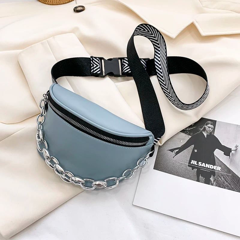 Casual Women's Wide Straps Saddle Crossbody Bag