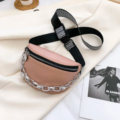 Casual Women's Wide Straps Saddle Crossbody Bag