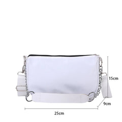 Casual Ladies Crossbody Bags Nylon Chain Bag Women Vintage Shoulder Bags Girls