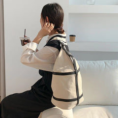 Casual Canvas Crossbody Bag For Women Autumn Shoulder Handbag