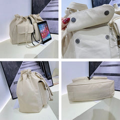 Casual Large Shoulder Side Bags for Women High Capacity Travel Shopper Bag