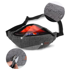 Canvas Fanny Bag Travel Hip Bum Bag Crossbody Bag