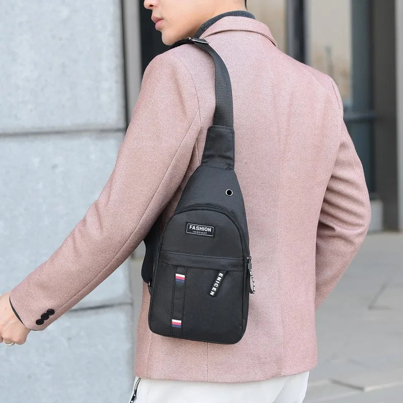Men's Crossbody Chest Bag Lightweight Shoulder Sling DayPack