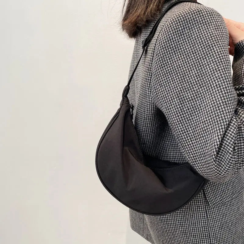Casual Nylon Hobos Crossbody Bag for Women Shoulder Bags Large Capacity Tote