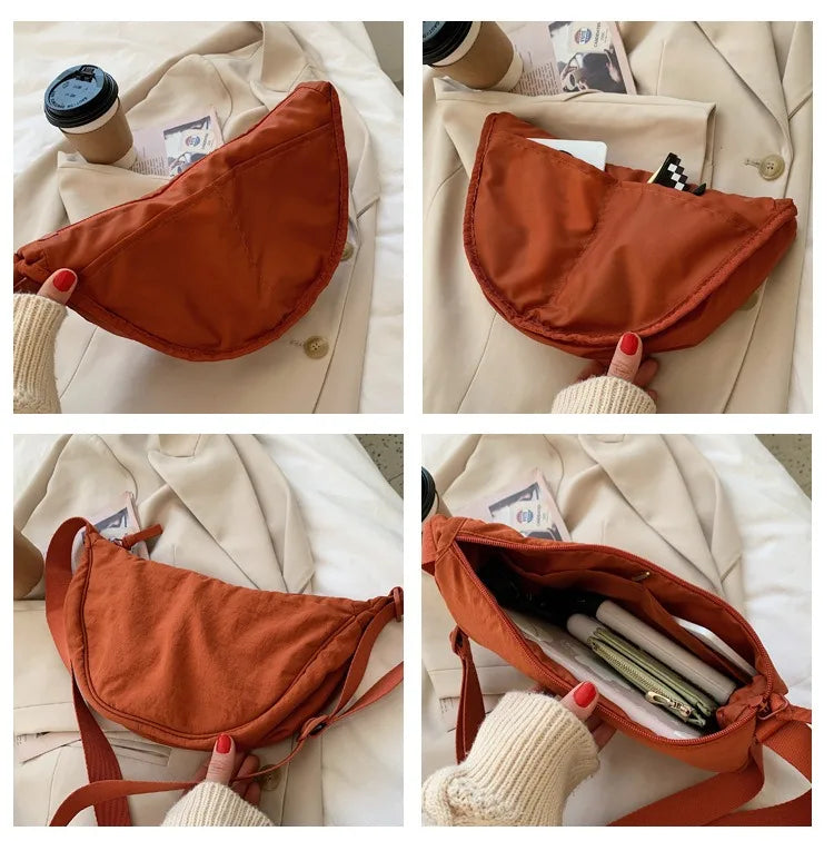 Nylon Hobos Crossbody Bag Large Capacity Tote