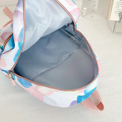 Casual Nylon Women Backpack Small Students Book Bags School Bags