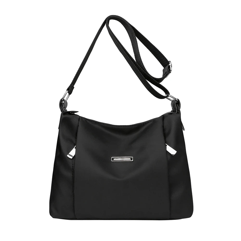 Casual Nylon Women Messenger Bags Large Capacity Phone Pouch Female Solid