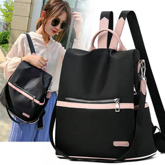Casual Oxford Backpack Women School Bag Waterproof Nylon School Bags