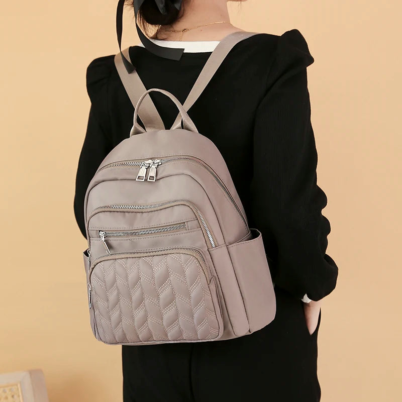 Waterproof Oxford Women's Backpack for School and Travel