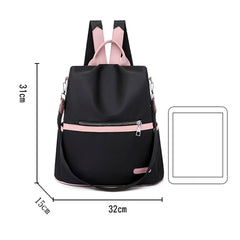 Casual Oxford Cloth Women Backpack Shoulder Handbags