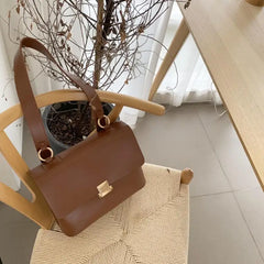 Retro Women Shoulder Bags Strap Female Handbags Pu Leather Crossbody Messenger