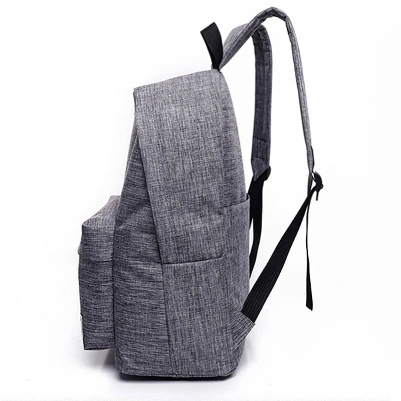 Canvas College School Backpack for Teens Travel Daypack