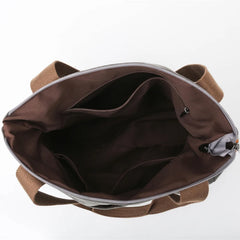 Large Capacity Canvas Shoulder Bag Women Tote Shopping Messenger Crossbody Bag