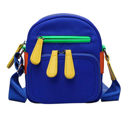 Casual Mini Square Bag Wide Belt Single Shoulder Crossbody Bag