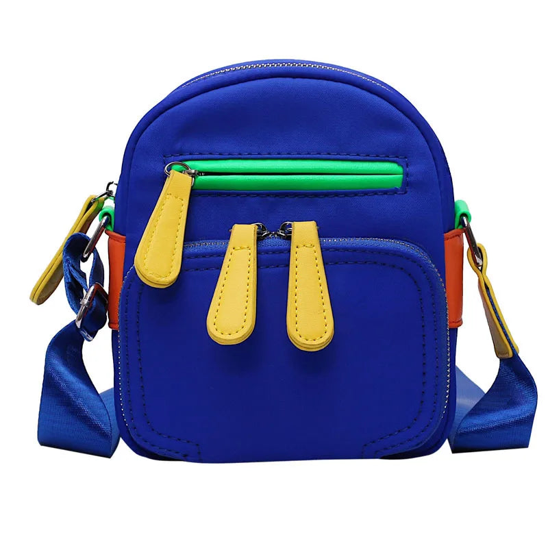 Women's Casual Small Square Bag with Wide Shoulder Strap