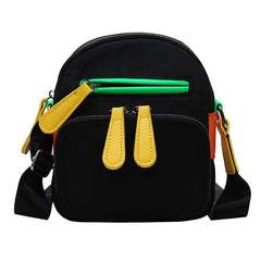 Women's Casual Small Square Bag with Wide Shoulder Strap