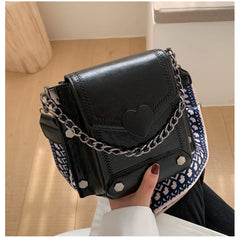 Casual Small Square Bag Female Texture Messenger Bag