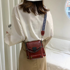 Casual Small Square Bag Female Texture Messenger Bag