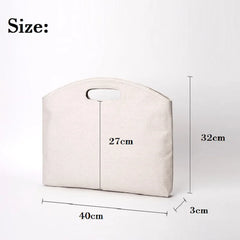 Women's Canvas Tote Bag for Work Laptop Tablet Document