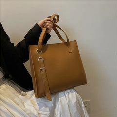 Casual Totes Shoulder Bags Women Solid Vintage Party Ladies Work