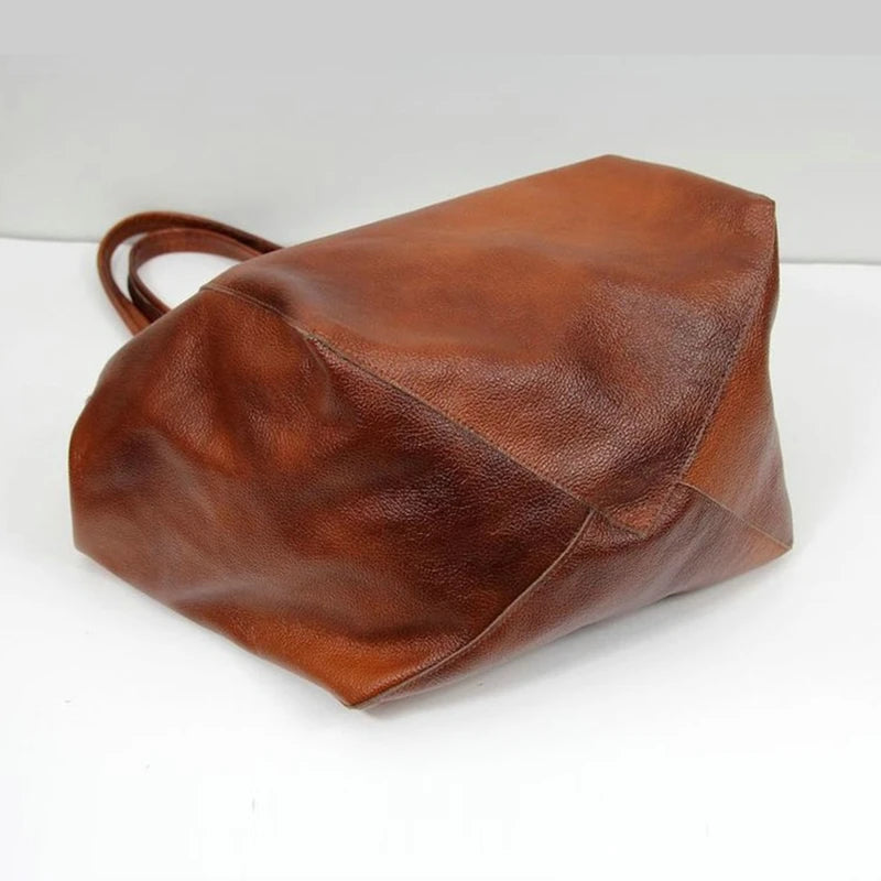 Casual Travel Handbags For Women Pouch PU Leather Large Capacity Totes