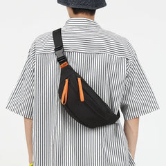 Casual Unisex Chest Packs Nylon Crossbody Bags Waterproof Small Shoulder Handbag