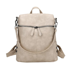 Casual Women Backpack PU Leather School Backpack for Teenager Girls Travel