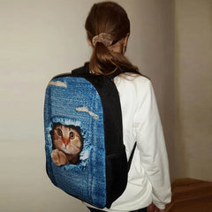 Women Backpack American Cooker Spaniel Print Children Rucksack