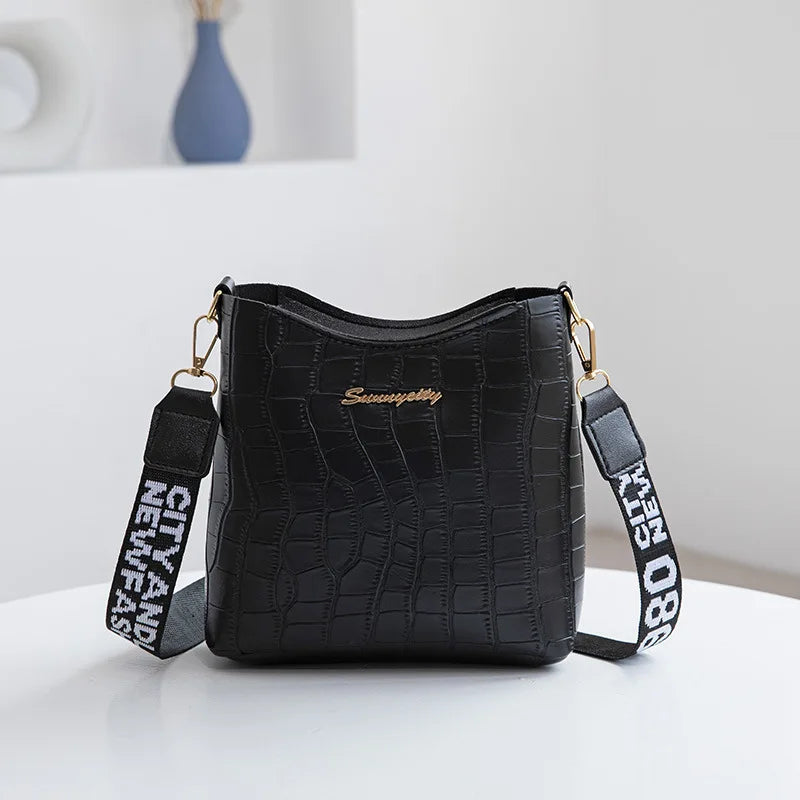 Casual Women Shoulder Bag Mini Crossbody Bucket Handbag Female Messenger Bags