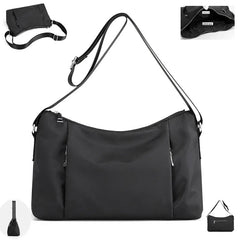 Casual Women Nylon Shoulder Bag Crossbody Tote Soft Handbag for Lady Girls