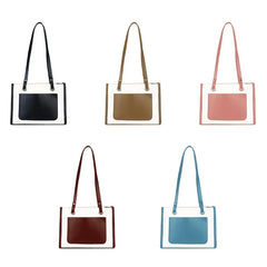 Casual Women Underarm Bags PU Leather Shoulder Bag Vintage Large Capacity