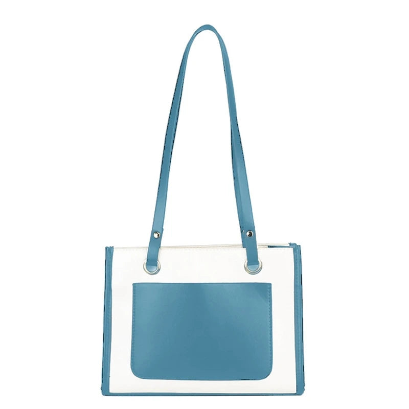 Casual Women Underarm Bags PU Leather Shoulder Bag Vintage Large Capacity