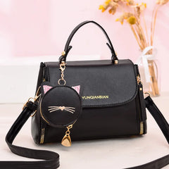 Cat Women Handbags Female Kitten Crossbody Shoulder Bags Top Handle Tote Purses