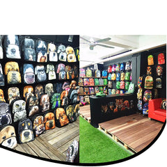 Cat Print Children School Bags Orthopedic Backpack Kids School Boys Girls