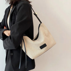 Causal Large Shopper Tote Leather Patchwork Shoulder Bag