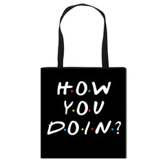 Central Perk Coffee TV Show Handbag Women Lady Shopping Bag