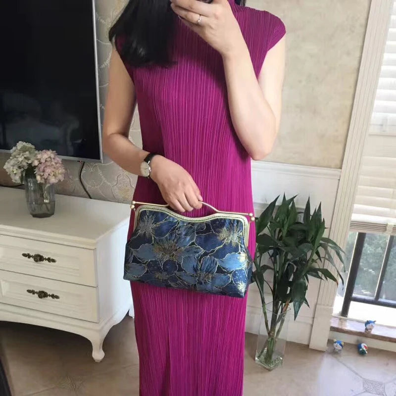 Chain Fringe Women's Handbags Purses Retro Vintage Bag Classic Shell Lock Bags