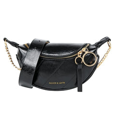 Leather Crossbody Bag Small Shoulder Messenger Waist Handbag