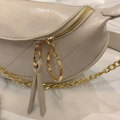 Leather Crossbody Bag Small Shoulder Messenger Waist Handbag