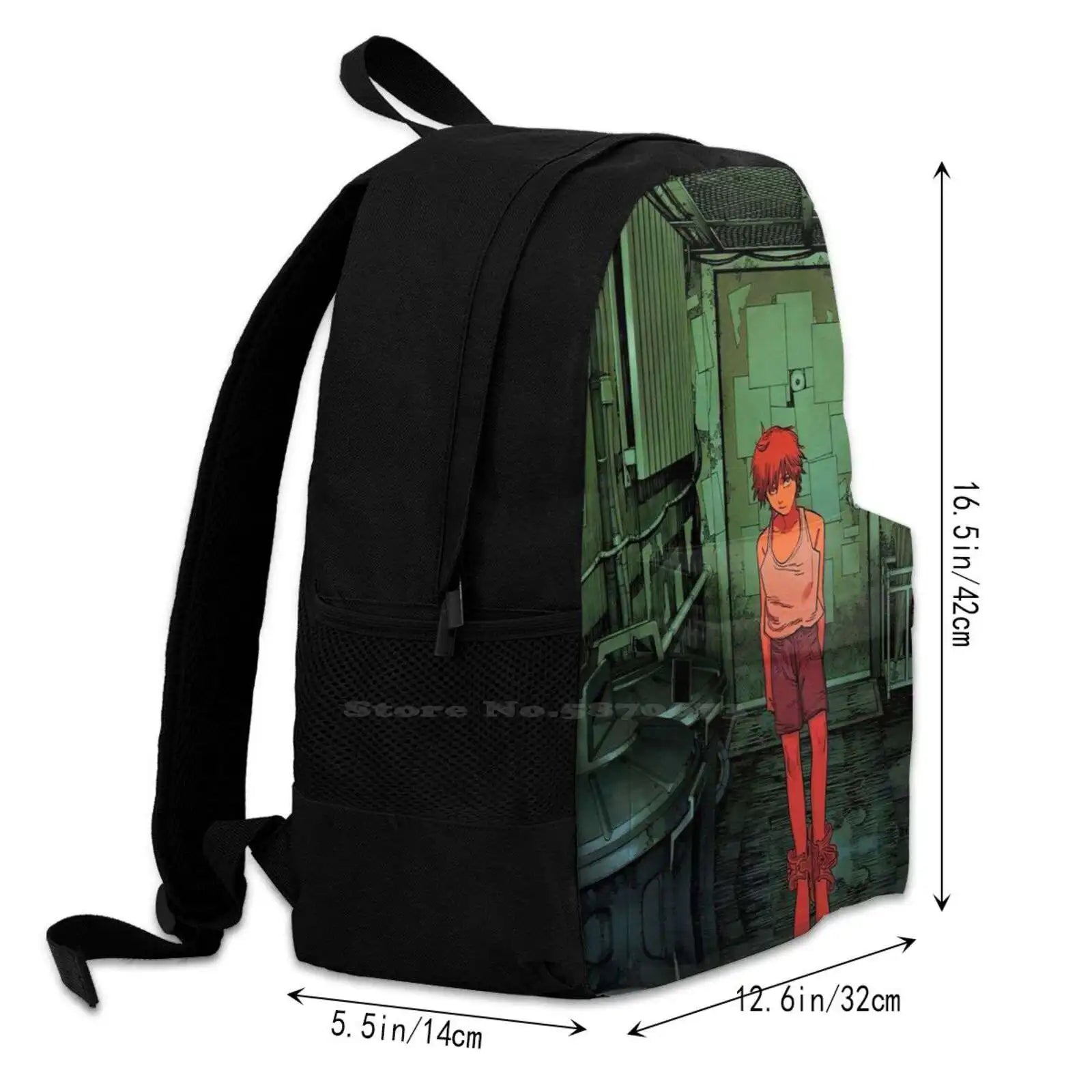 Chainsaw Man Backpack Laptop Travel Bags Makima Cover