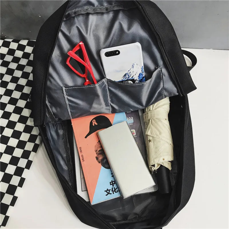 Red Laptop Backpack for Women 14" Waterproof School Bagpack