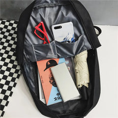 Red Laptop Backpack for Women 14" Waterproof School Bagpack