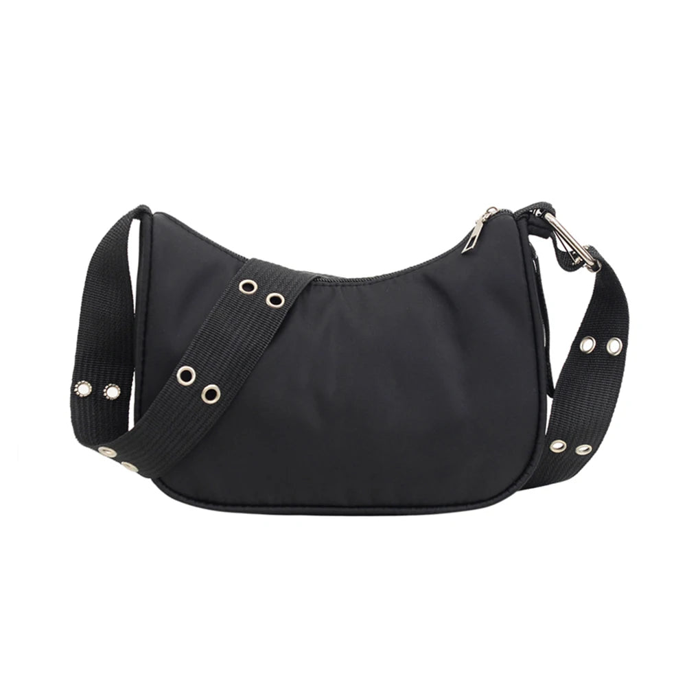 Nylon Shoulder Bag Crossbody Pouch Zipper Streetwear Sac femme