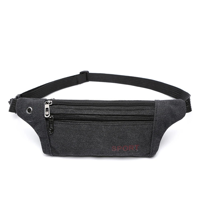 Waterproof Chest Bag Canvas Pouch Korean-Style Waist Fanny Pack Crossbody