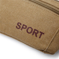 Waterproof Chest Bag Canvas Pouch Korean-Style Waist Fanny Pack Crossbody