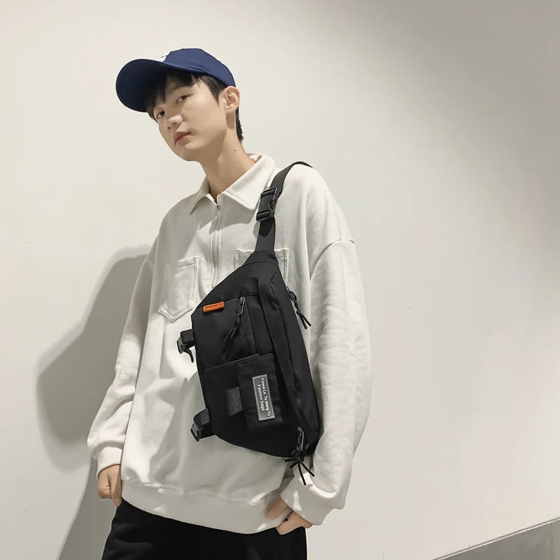 Outdoor Chest Pack Nylon Shoulder Bag Fanny Pack